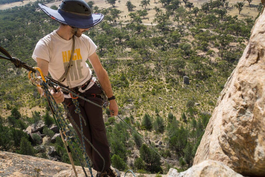 Climbing at Arapiles