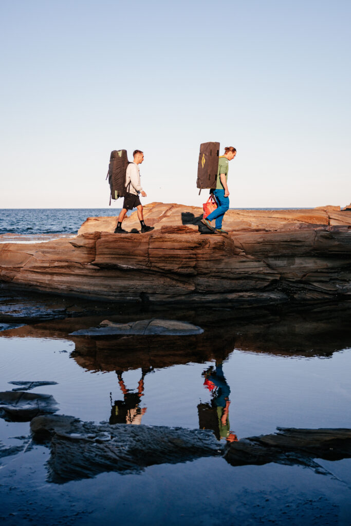 Rock climbing central coast